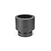 Grey Pneumatic 2-1/2" Drive x 85mm 12 Point Standard Impact Socket (GRY-7285M)