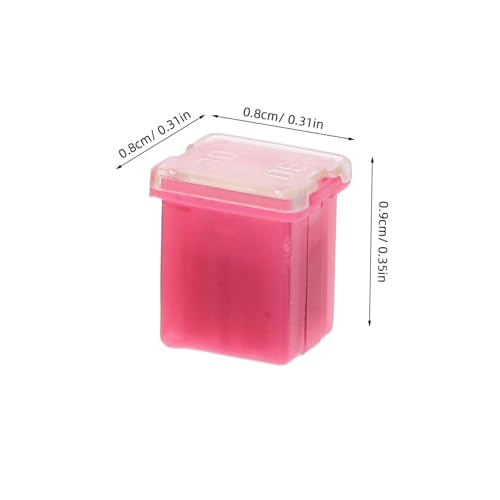 STOBAZA Kit de fusibles micro automotrices surtidos 20 piezas para protección confiable de circuitos de amperaje, fácil instalación con caja de almacenamiento miniatura 2