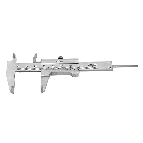Calibrador Vernier Mecánico Acero Inoxidable 0-50 mm miniatura 3