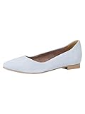 Funktion: TOUCH-IT Tamaris Damen Klassische Ballerinas, Frauen Flats,TOUCHit-Fußbett,Sommerschuhe,Slipper,Ballerina-Schuhe,Ballett-Schuhe,Light Blue,40 EU