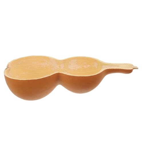 DECOMELODY Gourd Ladle Water Scoop Bath Shower Accessory Sturdy Sauna Water Ladle Scoop in Bathing and Spa Traditional Gourd-Shaped Bathing Spoon for Home and Sauna Use