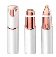 Afeitadora Eléctrica para Mujer,USB Recargable Eléctrico Depiladora sin Dolor,Recortadora Femenina Electrica Impermeable,Rasuradora Mujer para Cara,Nariz,Axilas,Piernas,Bikini