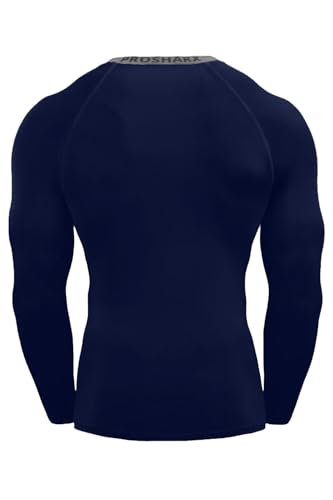 Image of PROSHARX Men's Premium Full Sleeve Compression T-Shirt - Athletic Base Layer Tights for Fitness & Sports