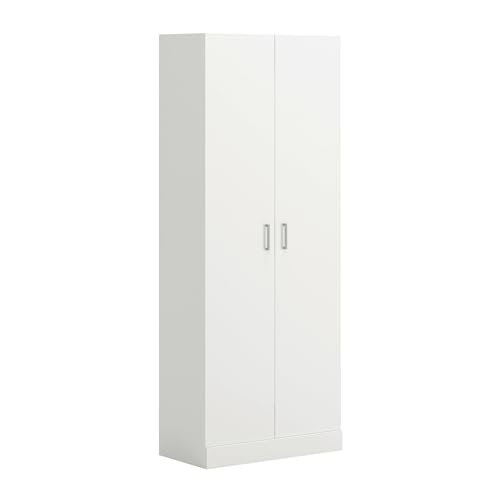 Image of Sauder Storage Cabinet, White Finish