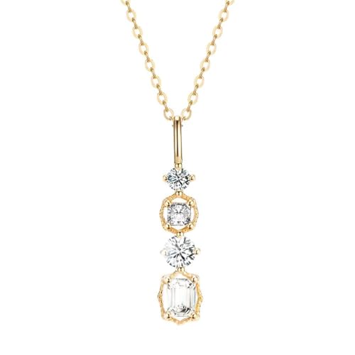 Bijoux de mariage légers avec collier en cristal carré pour mariée