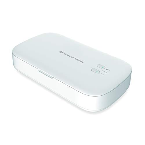 Conceptronic CIRO UVC-Sterilisationsbox Desinfektion für Mobiltelefone, Schmuck, Masken u.a.