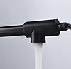 MAX Faucets - Pot Filler Faucet Double Handle Commercial Wall Mounted 26" with Accessories Matte Black Finish