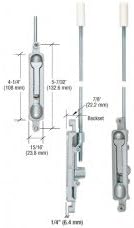 CRL Aluminum 1/4 Flush Bolts DL2210A14