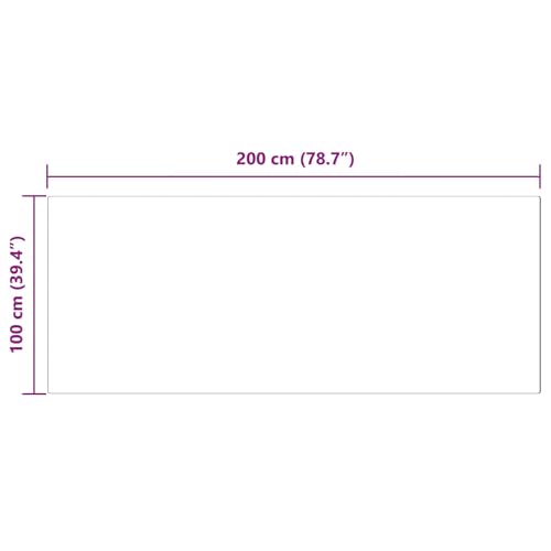 Tapis de chambre moderne rectangulaire anthracite 100x200 cm doux et Olite - 4