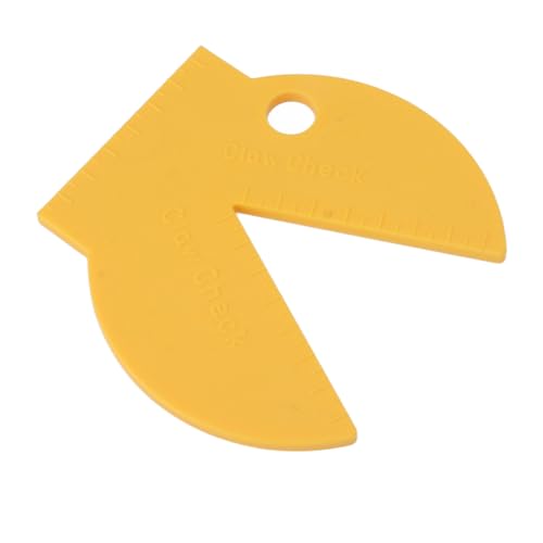 Medidor de Verificação de Garra de Casco Régua de Casco Aparador de Casco de Engenharia Plástico Apa