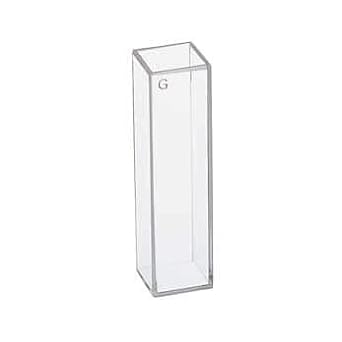 Cole-Parmer Standard-Sized cuvettes; Glass; 10.5 mL Capacity
