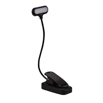 Ubervia Reading Light LED Rechargeable Book Light Mini Reading Light 3-Level Warm Cool White Flexible Easy Clip Lamp Read Night Reading Lamp in Bed