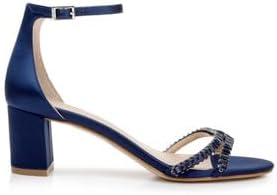 Jewel Badgley Mischka Joanne Strappy Block Heel - Image 3