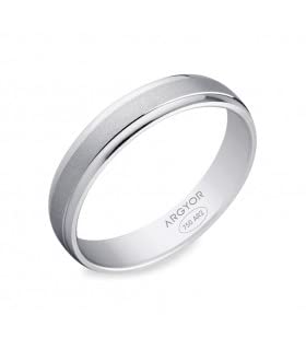 Alliance Mariage ARGYOR Janis Or Blanc 18 carats taille 47