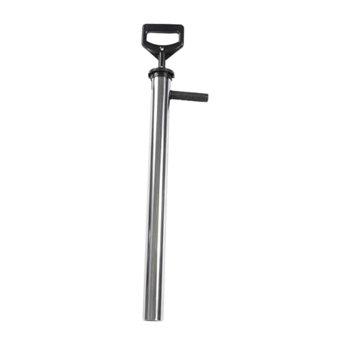Pompe à crevettes en acier inoxydable noir et argent 92 cm