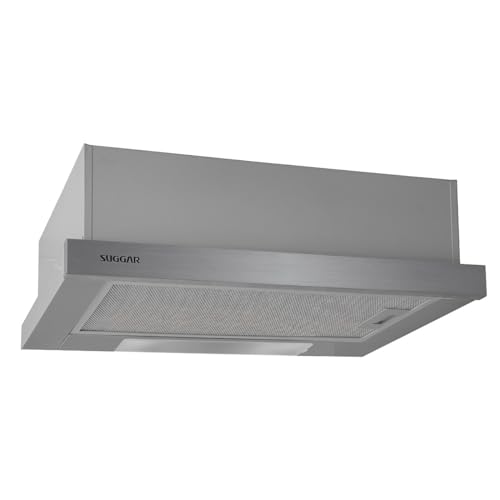 SUGGAR DEPURADOR DE AR SLIM DE EMBUTIR 60CM FRONTAL INOX 110V DE61IX