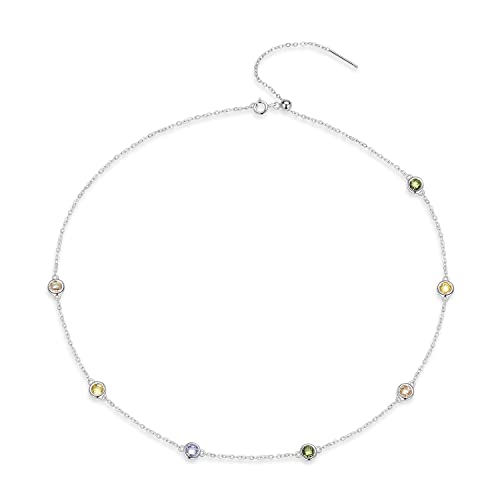 Collier ras de cou en argent 925 sterling, bijou féminin de haute précision
