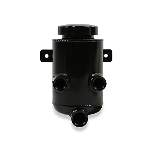 Holley 198-212 Power Steering Remote Reservoir Black Aluminum