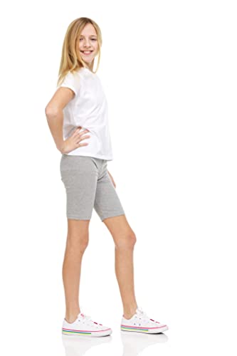 Pink Angel 8-Pack Girls Bike Shorts – Breathable Cotton Spandex for Comfort All Day – Perfect for School, Play & Layering4