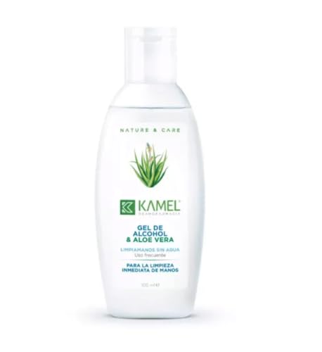 Gel Hidroalcohólico con Aloe Vera, Desinfectante de Manos, 100ml