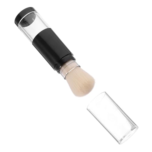 CLISPEED Brocha de Maquillaje Recargable para Polvo Facial Cepillo Suave y Compacto de Viaje para Base y Aplicación Rápida y Conveniente