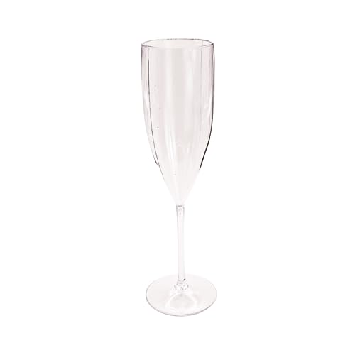 Kit 50 Taças de Champanhe acrílico cristal Colorido 150ML (Cristal)