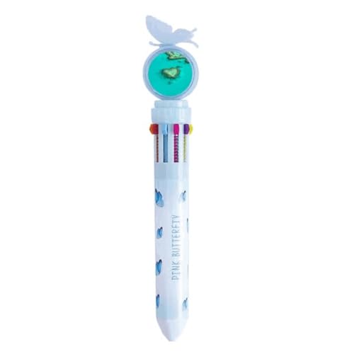 Stylo multicolore île et océan rétractable pour égayer vos cahiers de cours