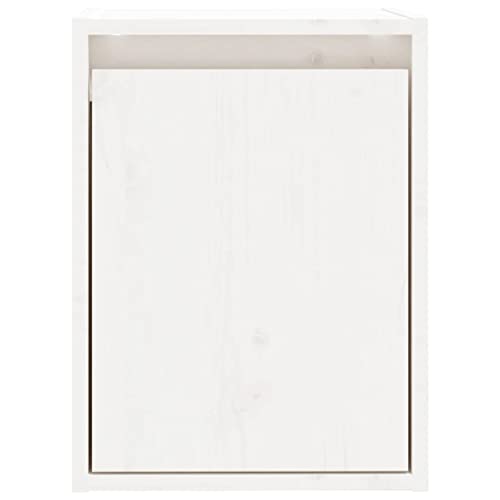 Armoire murale blanche peu encombrante pour studio et bureau - 5