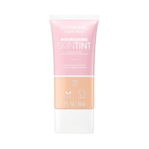 COVERGIRL, Clean Fresh Skin Milk Foundation, Light, 1 Fl Oz (Pack of 1)