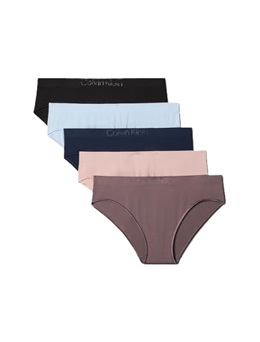 Calvin Klein Bonded Flex Seamless Bikini Panties, 5 Pack