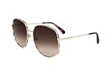 Lunettes de soleil Ferragamo SF277S Gold/Red Tortue pour femme Taille 61 (17)
