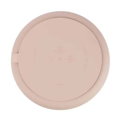 CLINGO Prato De Silicone Com Divisória E Ventosa Rosa, Modelo: 3040