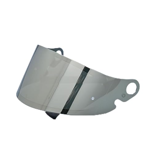 XYJTC Motocicleta Visera for casco de motocicleta, lente retro, accesorios for casco, imagen real for Glamster, CPB-1V, SHOEI, diseño elegante(Silver)