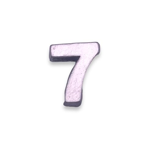 Image of Number 7 Seven Lapel Pin by StockPins