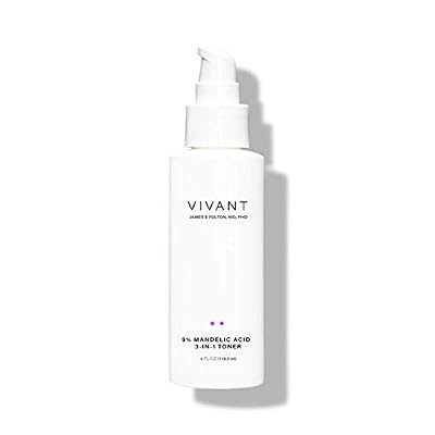 Vivant Skin Care 9% Mandelic Acid 3-in-1 Toner, 4 Ounce