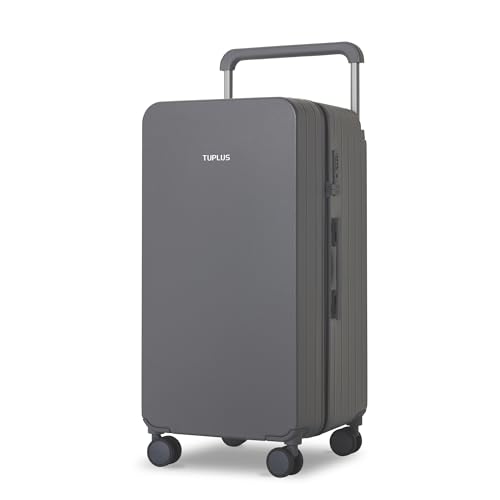 TUPLUS Suitcase Lightweight Luggage Hard Shell Suitcase with 4 Spinner Wheels Hold Check in Travel Case with TSA Lock,TRUNK Series