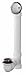 Plumb Pak Foot Lok Stop Bath Drain Brushed Nickel