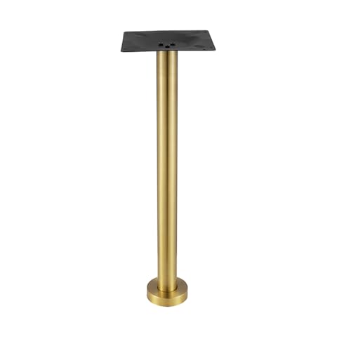 1 paquete de patas redondas de acero inoxidable para mesa de desayuno, 6 cm de diámetro, para mesas de cocina, comedor y café, altura personalizada (75 cm) con tornillos, patas de metal