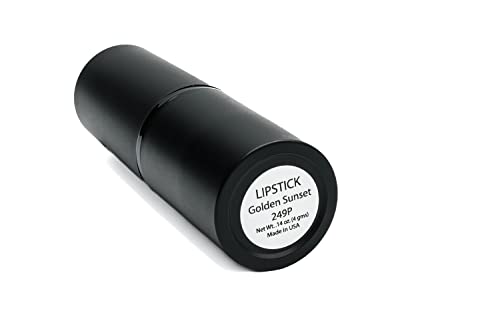 Pure Zivaª Golden Sunset Shimmering Coral Red Orange Lipstick Color Moisturizing Paraben Free, No Animal Testing & Cruelty Free Lip Makeup Color #TOP4