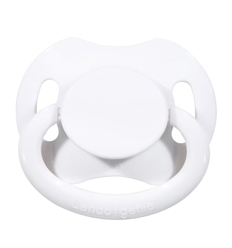 Landofgenie Chupete para Adulto Bigshield Tamaño Adulto Chupete-Forma ósea Blanco Landofgenie Chupete para Adulto Bigshield Tamaño Adulto Chupete-Forma ósea Blanco