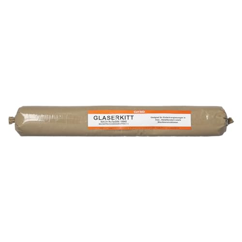 CUT360-Glaserkitt - Fensterkitt für die Einfachverglasung von Fenstern | 1 kg Puppe weichplastisch | Geeignet für Holz- und Metallrahmen | Made in Germany