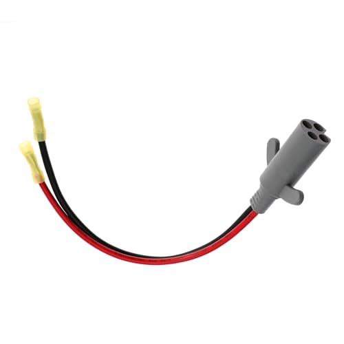 Trolling Motor Power Plug with 2-Prong 4 Holes Replace 8M4000953