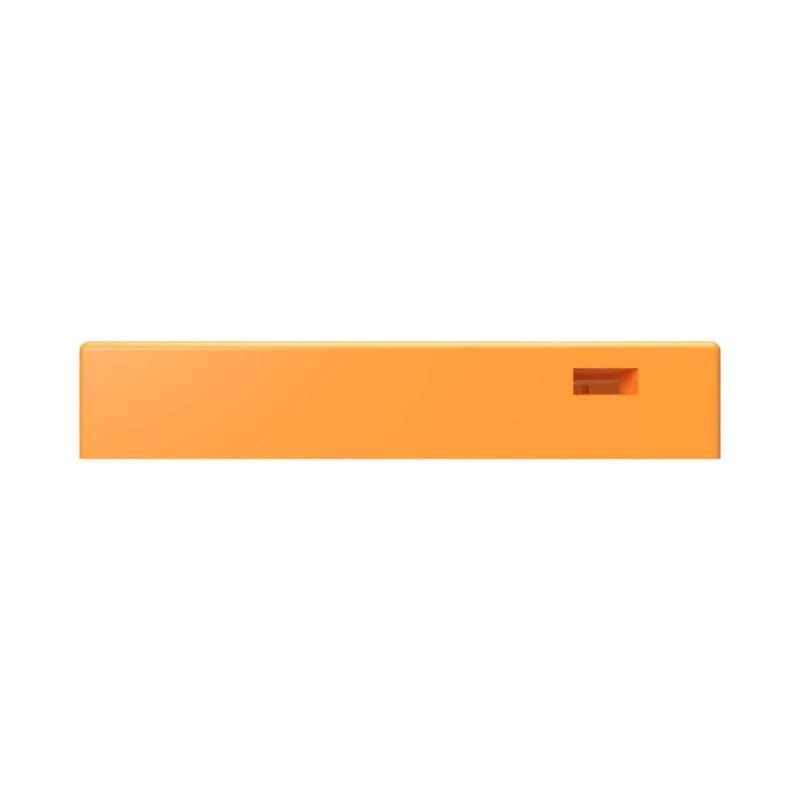 LYSON Hoher Außendeckel für Bienenstock Bienenbeute Optima Styropor Dadant Blatt Langstroth (ORANGE) mit Belüftung, Höhe 97mm