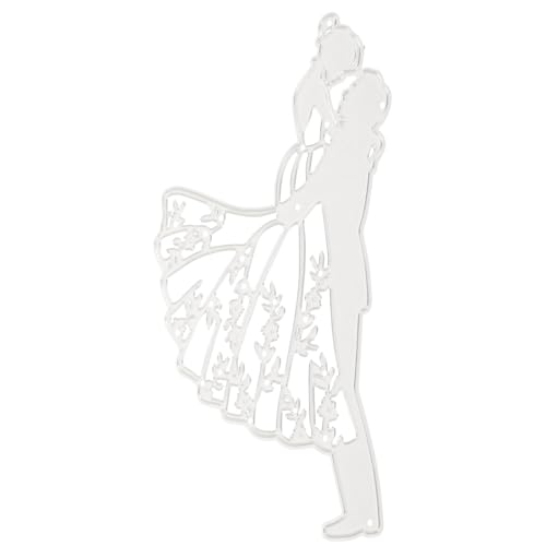 Hemobllo Troquel de Corte Metálico para Manualidades de Boda, Molde de Acero al Carbono para Repujado, Plantilla DIY para Tarjetas y Decoración Nupcial, Resistente y Reutilizable