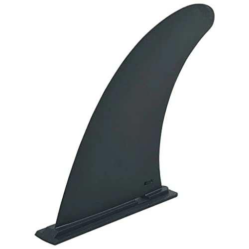 vidaXL Aleta Central Tabla Paddle Board Desmontable Desprendible Sup de Paddle Surf para Canoa de Remo Esquí Acuático Plástico Negro