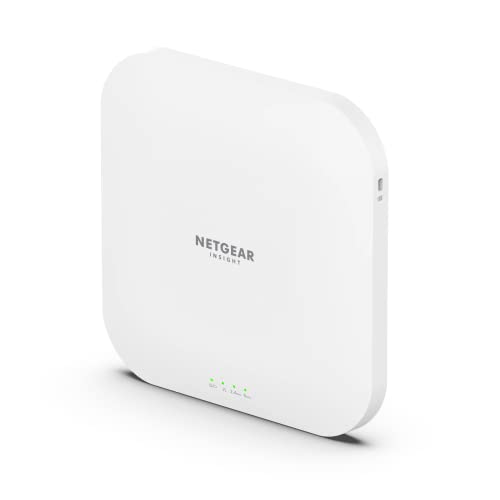 NETGEAR WAX620 WLAN Access Point PoE+ WiFi 6 (AX3600 Speed Dual-Band, WPA3, 802.11ax Mesh-fähig, 2.5G LAN, Lokal oder Insight Remote Management, PoE+ Powered - Netzteil optional)