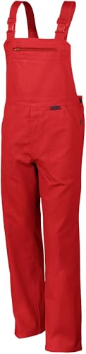 Qualitex Arbeits-Latzhose BW 270 - Größe: 52 - rot