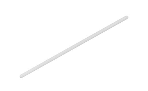 eisco 12pk polypropylene stirring rods 5934 - rounded ends 6mm diameter - excellent for laboratory or home use - chemical amp heat resistant plastic