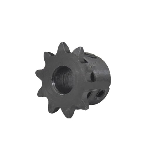 Bevel Gear Pinion Hardware Mechanical 1pcs 04C Chain Gear Steel 9T Teeth Large Step Industrial Sprocket Wheel with Top Wire Bore 5/6/8/10mm(5mm)