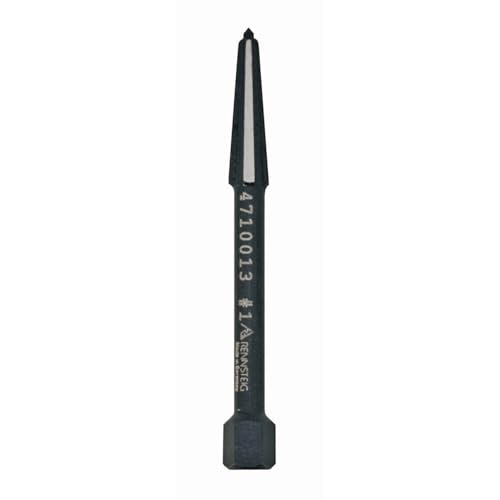 Rennsteig 9R 471 001 3 Screw Extractor Double Edge, Size 1, Black